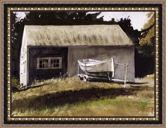 andrew wyeth Lifeboat Framed Painting
