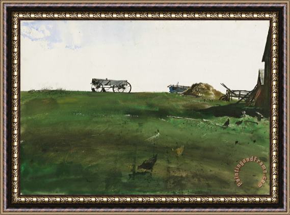 andrew wyeth New Grass 1956 Framed Painting
