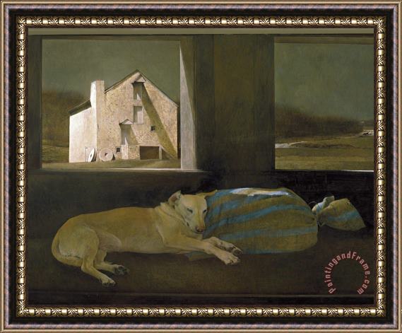 andrew wyeth Night Sleeper, 1979 Framed Painting