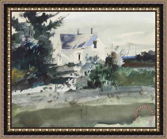 andrew wyeth Tamarack House, 1941 Framed Painting