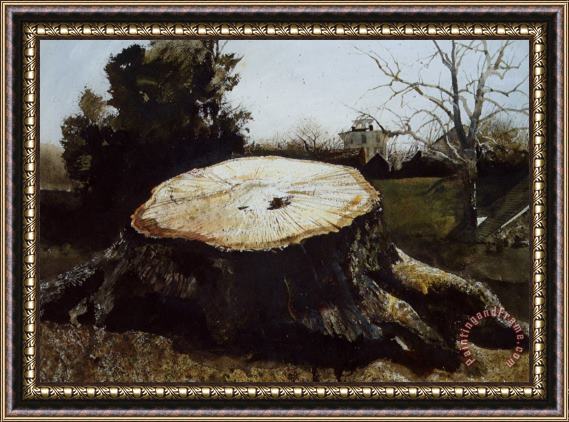 andrew wyeth The Big Oak Framed Painting