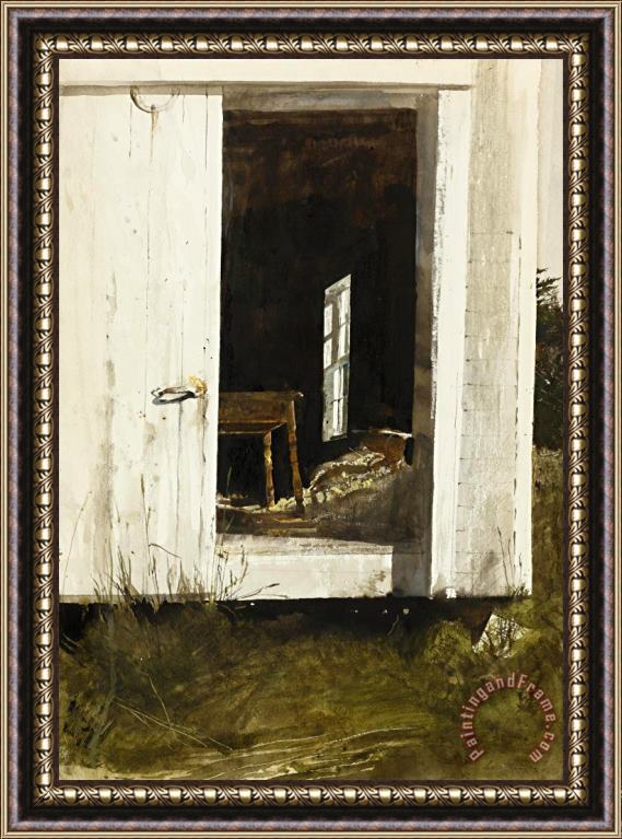 andrew wyeth The New Table 1964 Framed Print