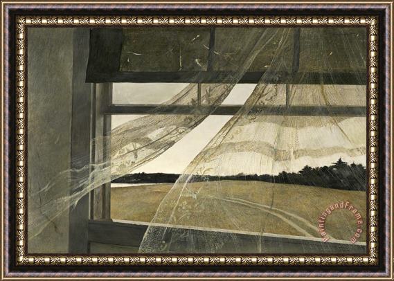 andrew wyeth Wind From The Sea, 1947 Framed Print