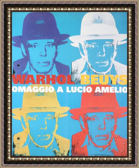 Andy Warhol Beuys Slate III Framed Painting