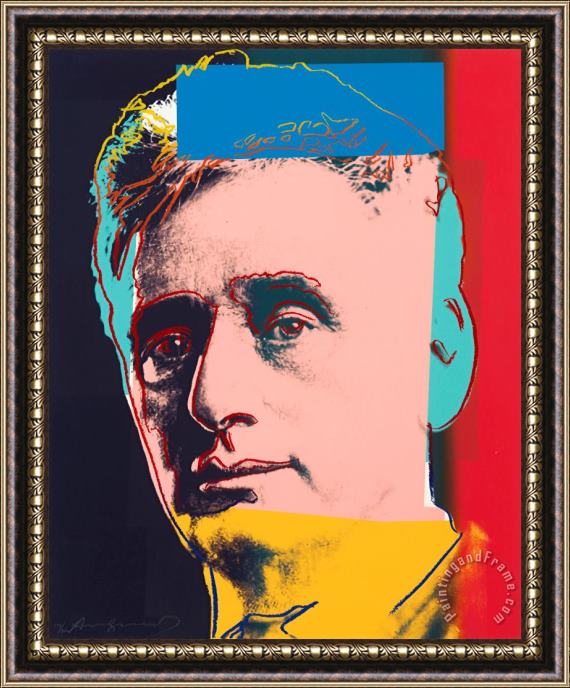 Andy Warhol Brandeis, From Ten Portraits of Jews of The Twentieth Century, 1980 Framed Painting