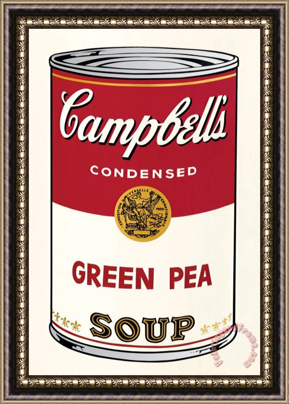 Andy Warhol Campbell's Soup I Framed Painting