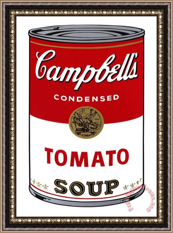Andy Warhol Campbell S Soup Tomato Framed Painting