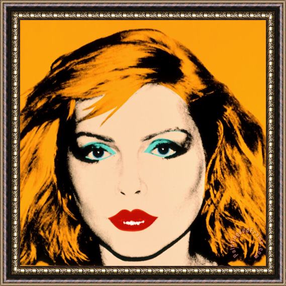 Andy Warhol Debbie Harry 1980 Framed Painting