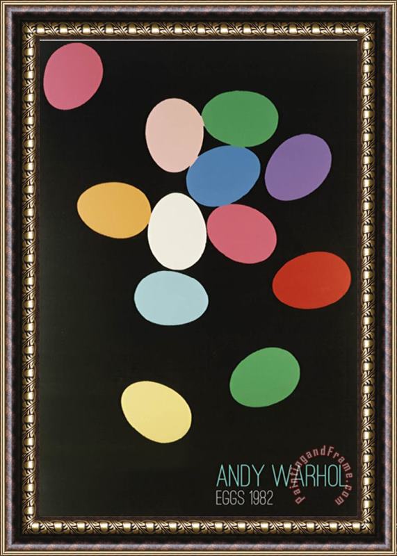 Andy Warhol Eggs 1982 Multi Framed Painting