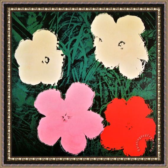 Andy Warhol Flowers III Framed Print