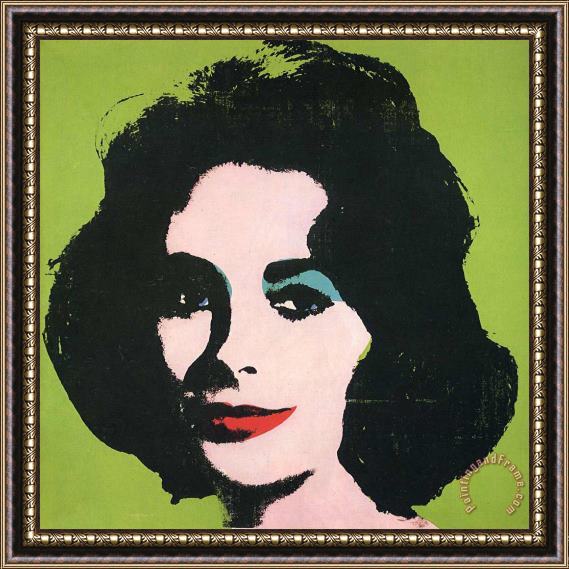 Andy Warhol Liz Taylor 1 Framed Print