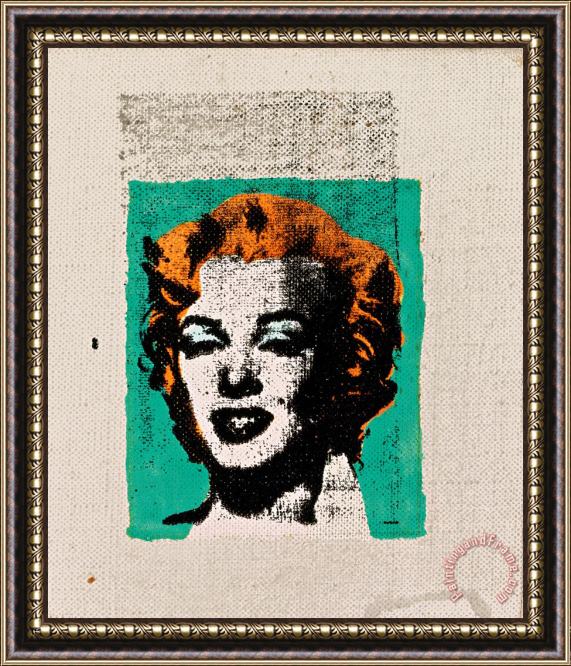 Andy Warhol Marilyn Monroe 1962 Framed Painting