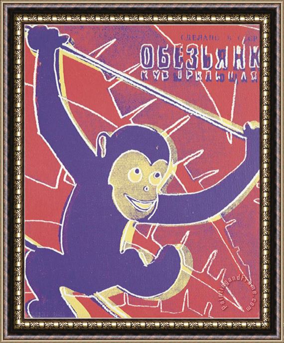 Andy Warhol Monkey 1983 Framed Print
