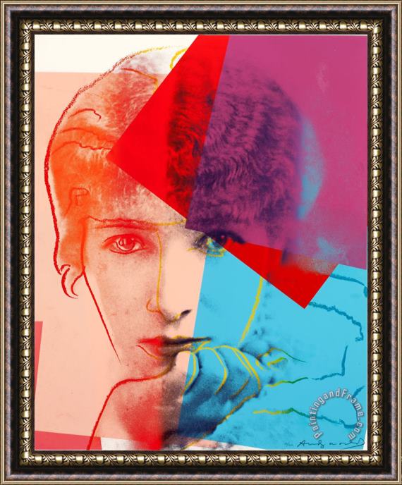 Andy Warhol Sarah Bernhardt (from Ten Portraits of Jews of The Twentieth Century), 1980 Framed Painting