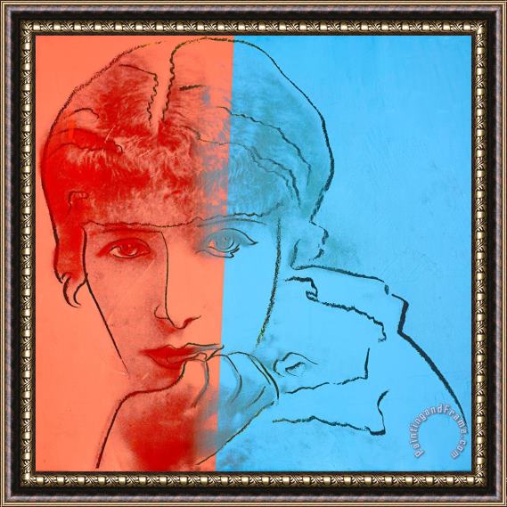 Andy Warhol Sarah Bernhardt (from Ten Portraits of Jews of The Twentieth Century) Framed Print
