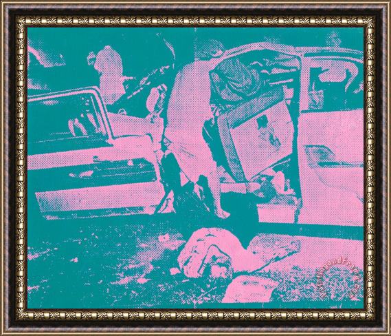 Andy Warhol Saturday Disaster 1970 Framed Print