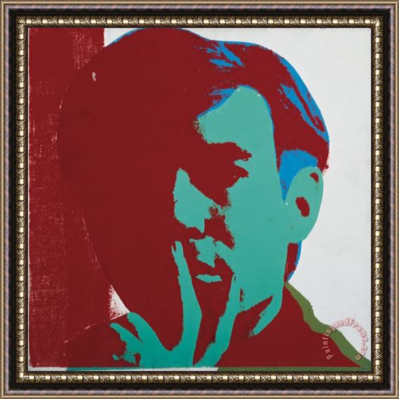 Andy Warhol Self Portrait C 1967 Framed Painting