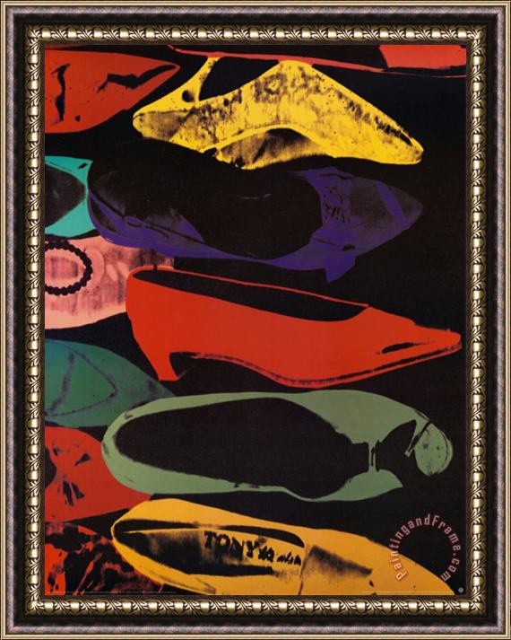 Andy Warhol Shoes 1980 Framed Print