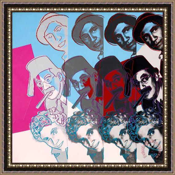 Andy Warhol The Marx Brothers (from Ten Portraits of Jews of The Twentieth Century) Framed Print