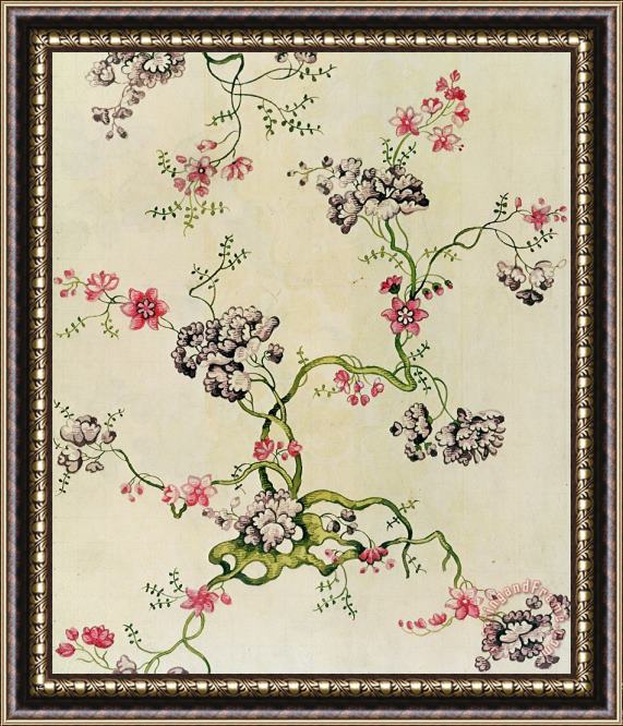 Anna Maria Garthwaite Silk Design Framed Print