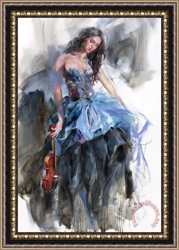 Anna Razumovskaya Tune of Passion 1 Framed Painting