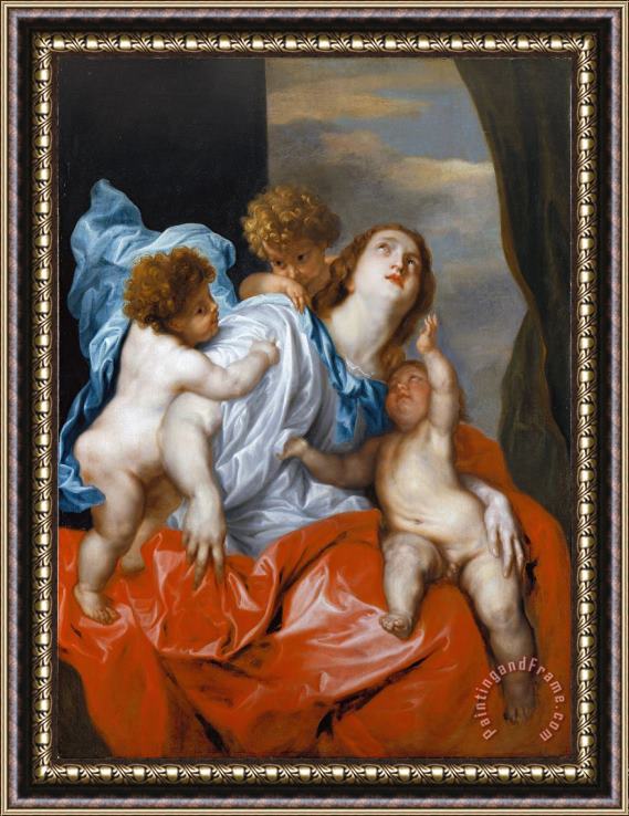 Anthonie Van Dyck Charity Framed Painting