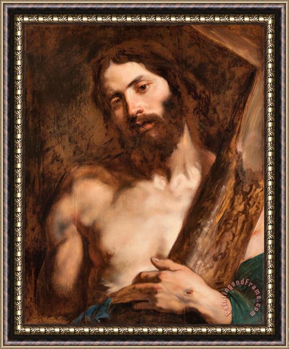 Anthonie Van Dyck Christ Carrying The Cross Framed Painting