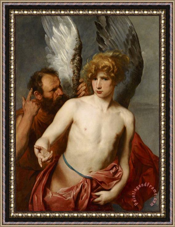 Anthonie Van Dyck Daedalus And Icarus Framed Painting