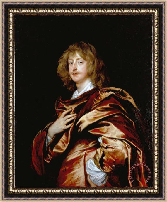 Anthonie Van Dyck George Digby, 2nd Earl of Bristol Framed Painting