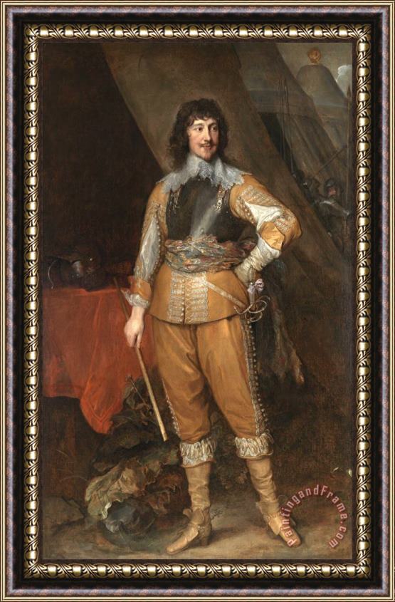 Anthonie Van Dyck Mountjoy Blount, Earl of Newport Framed Painting