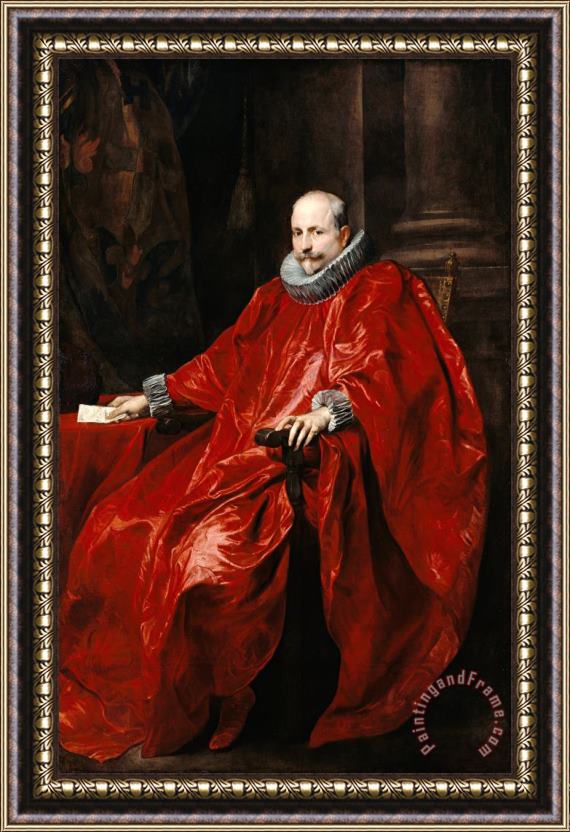 Anthonie Van Dyck Portrait of Agostino Pallavicini Framed Print