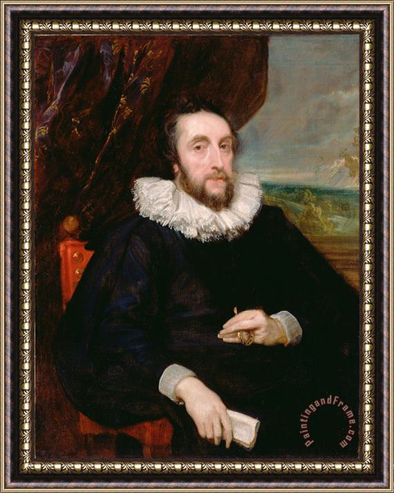 Anthonie Van Dyck Thomas Howard, Second Earl of Arundel Framed Print