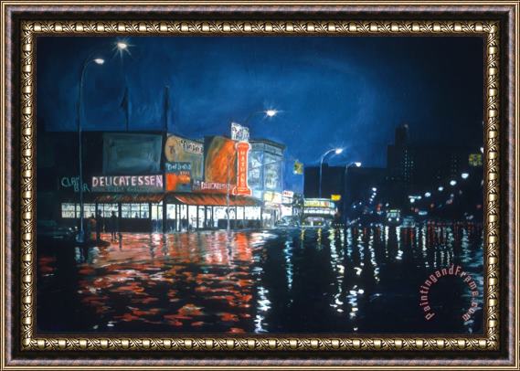 Anthony Butera Coney Island Framed Painting