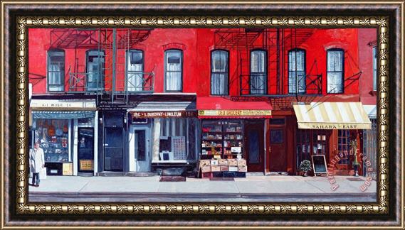 Anthony Butera Four Shops On 11th Ave Framed Print