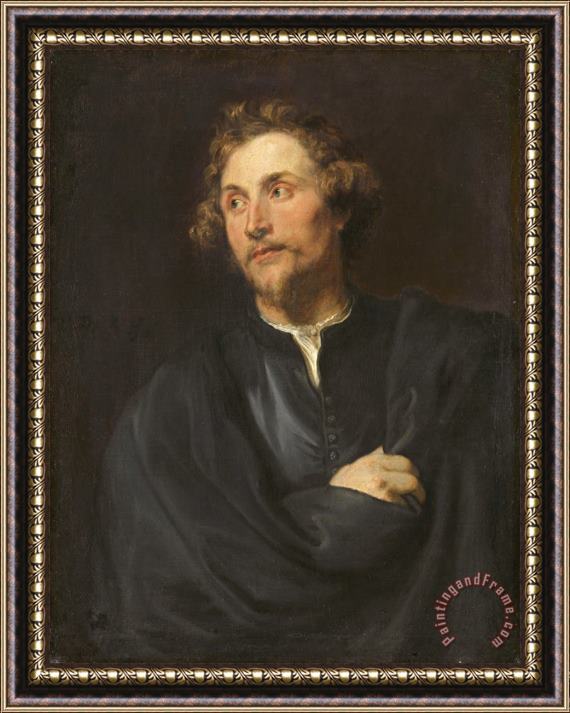 Anthony van Dyck Portrait of Georg Petel Framed Painting
