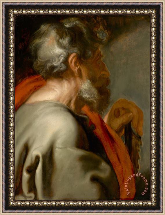Anthony van Dyck The Apostle Simon Framed Painting