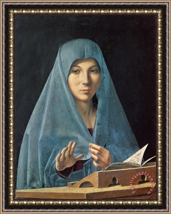 Antonello da Messina The Annunciation Framed Print