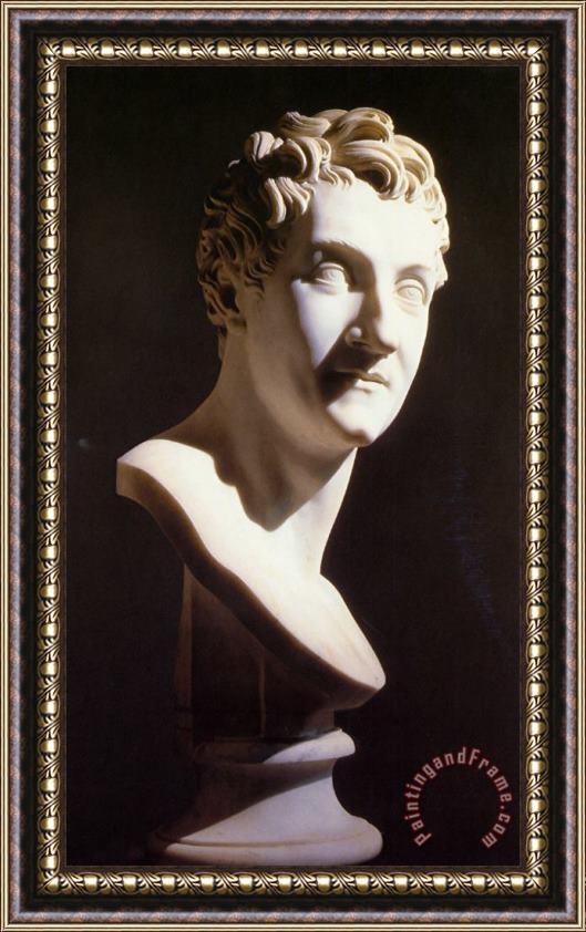 Antonio Canova Portrait of Leopoldo Cicognara Framed Painting