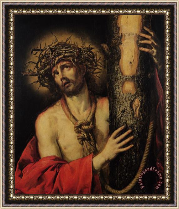 Antonio Pereda y Salgado Christ Man of Sorrows Framed Painting