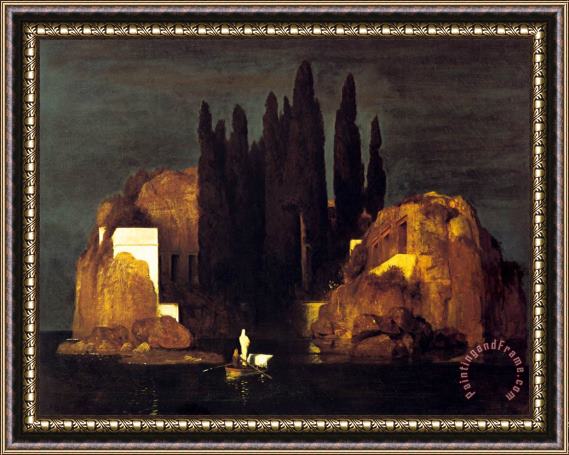 Arnold Bocklin Isle of The Dead Version I Framed Painting