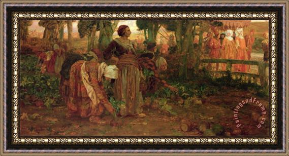 Arthur A Dixon The King's Daughter Framed Painting