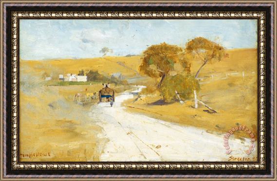 Arthur Claude Strachan At Templestowe Framed Painting
