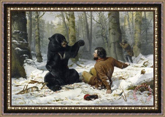 Arthur Fitzwilliam Tait The Life of a Hunter: a Tight Fix Framed Painting