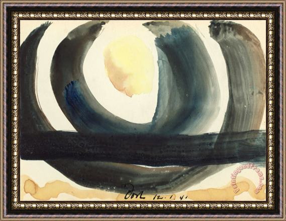 Arthur Garfield Dove Sunrise III (set of Three) Framed Painting