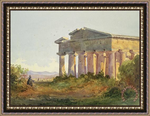 Arthur Glennie Landscape At Paestum Framed Print