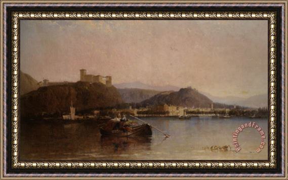 Arthur Joseph Meadows Arona Lago Maggiore Framed Print