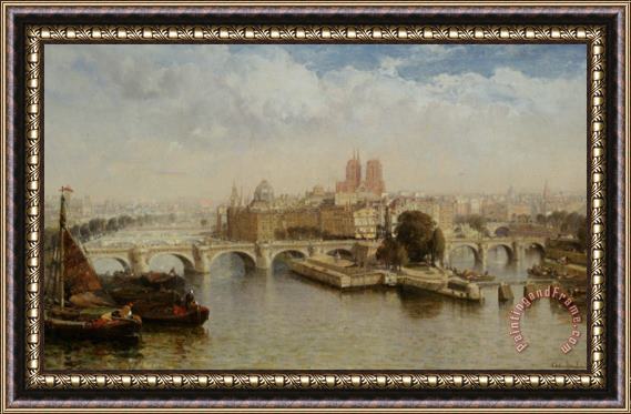 Arthur Joseph Meadows Paris Framed Painting
