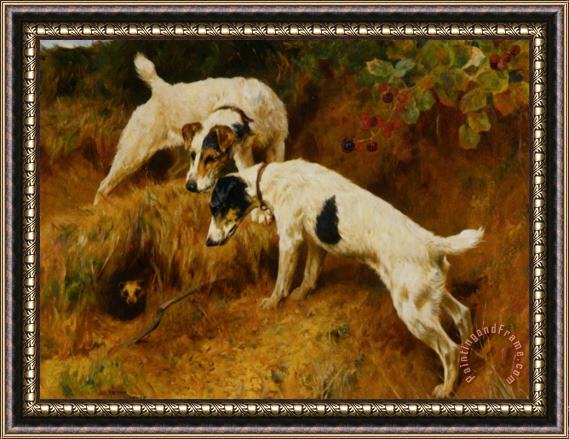 Arthur Wardle No One Home Framed Painting