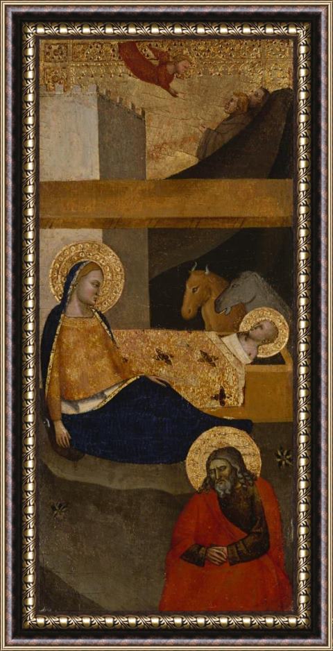 Artist, maker unknown, Italian? The Nativity Framed Painting