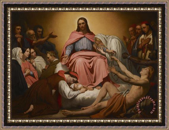 Ary Scheffer Christus Consolator Framed Painting